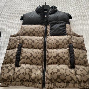 signature down vest coach